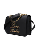 Love Moschino 여성용s 핸드백 폴리우레탄 블랙