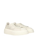 Hogan H Stripes Women's Sneakers Leather Beige/Yogurt