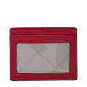 Michael Kors Women's Document Holder Leather Red/Dark Raspberry