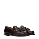 Prada Men's Brown/Burnt Leather Loafers