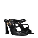 Versace Damens Sandalen aus schwarzem Leder