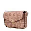 Fendi Pochette Women's Leather Pink/Quartz