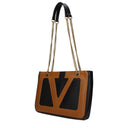 Valentino Garavani Women's Shoulder Bags Leather Black/Spezia