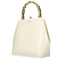 Jil Sander Handtasche Goji Damen Leder Beige/Eierschale