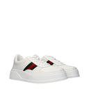 Gucci Men's Leather White Sneakers