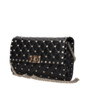 Valentino Garavani Rockstud Spike Pouch Women Black Leather