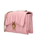 Versace Women's Shoulder Bags Pink Leather