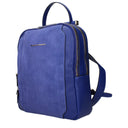 Piquadro Backpacks And Women's Pouch Bags Blue Leather