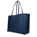 Fendi Damess Blauwe lederen schouderroltas