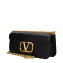 Valentino Garavani Women's Locò Handbag Black Leather