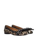 Ganni Women's Fabric Ballerina Shoes Brown