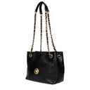 Versace Women's Shoulder Bag Leather Black