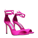 Jimmy Choo Alani Sandals Women Silk Fuchsia