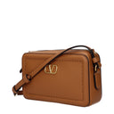 Valentino Garavani Alltime Women's Crossbody Bag Brown/Almond Leather