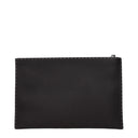 Skórzane męskie Fendi Pochette w kolorze brązowym/hebanowym