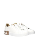 Dolce&Gabbana Sneakers Portofino Women's Leather White/Gold