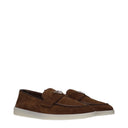 Prada Men's Suede Moccasins Brown/Cocoa