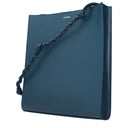 Jil Sander Tangle Umhängetasche Damens Leder Blau/Meer