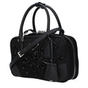 Prada Women's Handbags Black Fabric