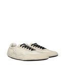 Prada Sneakers Collapse Women's Suede Beige/Ivory