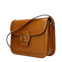 Valentino Garavani Men's Shoulder Bags Brown Leather/Gold Brown