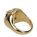 Versace Women's Rings Gold Metal