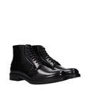 Prada Men's Leather Ankle Boots Black