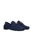 Versace Men's Suede Blue Loafers