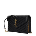 Saint Laurent Women's Crossbody Bag Black Leather