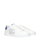 Dolce&Gabbana Sneakers Strobel Portofino Men's Leather White/Blue