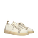 Eleventy Sneakers Men's Fabric Beige/Grey