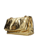 Balenciaga Monaco Shoulder Bag Women Leather Gold