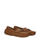 Gucci New Clove Women's Moccasins Brown/Wood Leather