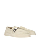 Salvatore Ferragamo Brad Men's Suede Moccasins Beige/Stone
