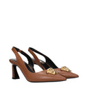 Versace Women's Brown Leather Sandals