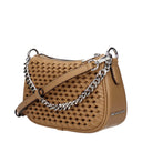 Michael Kors Carmela Handbag For Women Brown/Hazelnut Leather