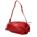 Jil Sander Women's Red Leather Shoulder Bag