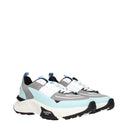 Valentino Garavani Men's Sneakers Gray/Light Blue Fabric