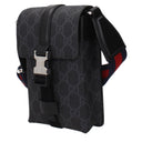 Gucci Men's Crossbody Bags Black Fabric