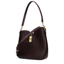 Celine Shoulder Bag Camille 16 Women's Leather Purple/Burgundy