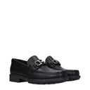 Salvatore Ferragamo David Men's Loafers Black Leather