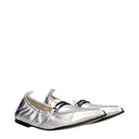 Eleven Women's Moccasins Silver Leather
