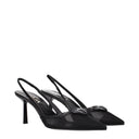 Prada Mujers Sandalias Red Negro