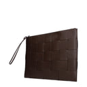 Bottega Veneta Cassette Pouch Men's Leather Brown/Light Brown