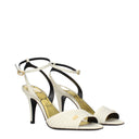 Valentino Garavani Women's Sandals Beige/Ivory Leather