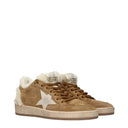 Golden Goose Sneakers Ball Star Donna Camoscio Brown/Cognac
