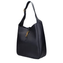 Saint Laurent Le 5a7 Femme's Sac Bandoulière Cuir Bleu/Bleu Nuit