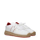 Louboutin Sneakers Provencal Men's White Fabric