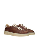 Eleventy Sneakers Men's Brown Leather