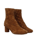 Bottega Veneta Women's Atomic Ankle Boots Suede Brown/Caramel